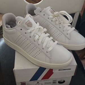 K-Swiss Men's White Court Shoes